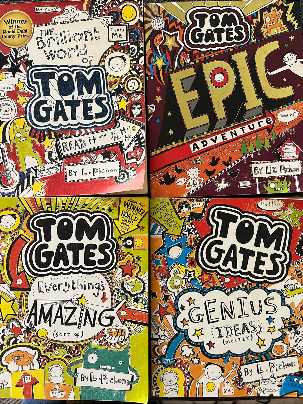 The Brilliant World of Tom Gates book set Paperback